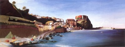 Town at the Seashore by Tivadar Kosztka Csontvary
